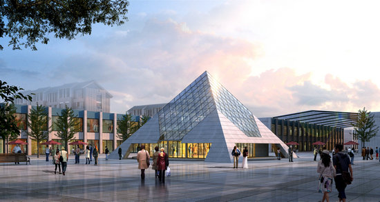 河北区金字塔网架