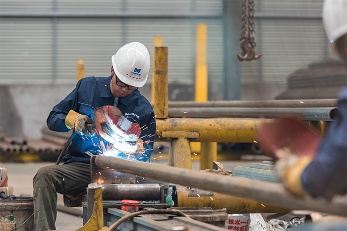 河北区网架焊接车间
