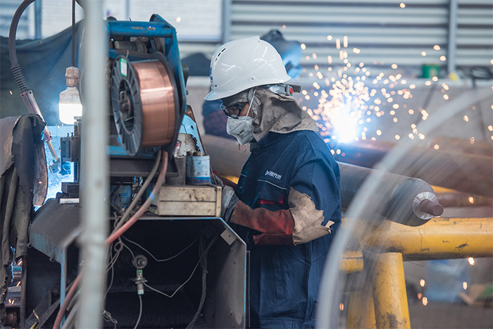 河北区网架焊接车间